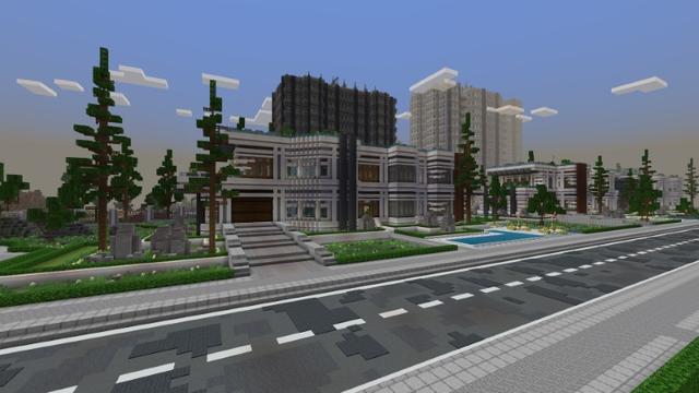 Screenshot of the Minecraft Bedrock Marketplace product The Condominium created by Fall Studios.