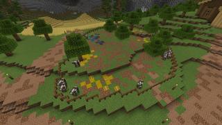 Screenshot of the Minecraft Bedrock Marketplace product The Farm created by Fall Studios.