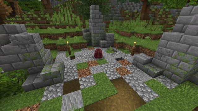 Screenshot of the Minecraft Bedrock Marketplace product The Last Dragons created by Fall Studios.