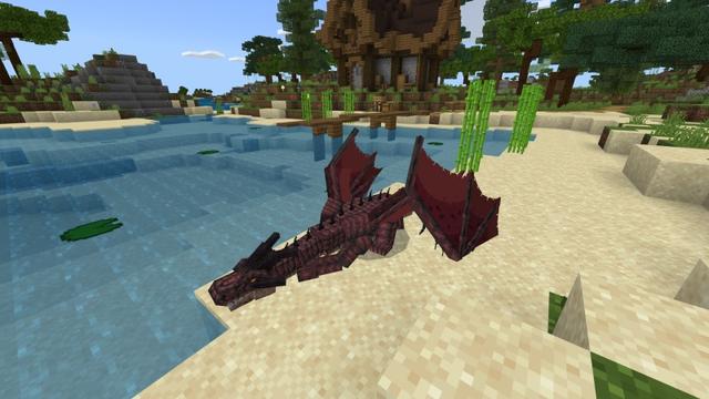 Screenshot of the Minecraft Bedrock Marketplace product The Last Dragons created by Fall Studios.