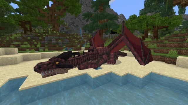 Screenshot of the Minecraft Bedrock Marketplace product The Last Dragons created by Fall Studios.