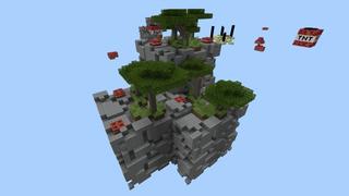 Screenshot of the Minecraft Bedrock Marketplace product TNT Skyblock created by Fall Studios.