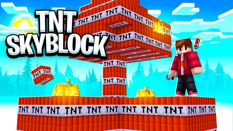 TNT Skyblock by Fall Studios | CHUNK - Minecraft Bedrock Marketplace ...