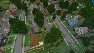 Screenshot of the Minecraft Bedrock Marketplace product Town Life created by Fall Studios.