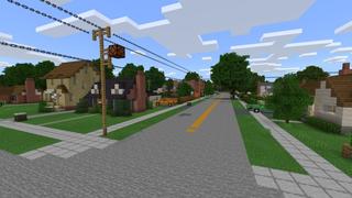 Screenshot of the Minecraft Bedrock Marketplace product Town Life created by Fall Studios.