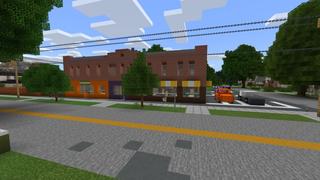 Screenshot of the Minecraft Bedrock Marketplace product Town Life created by Fall Studios.