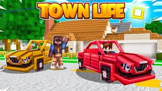 Thumbnail of the Minecraft Bedrock Marketplace product Town Life created by Fall Studios.