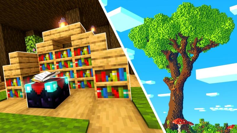 Treehouse Base by Fall Studios | CHUNK - Minecraft Bedrock Marketplace ...