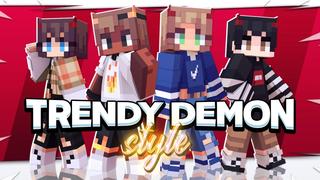 Thumbnail of the Minecraft Bedrock Marketplace product Trendy Demon Style created by Fall Studios.