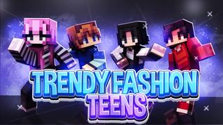 Thumbnail of the Minecraft Bedrock Marketplace product Trendy Fashion Teens created by Fall Studios.