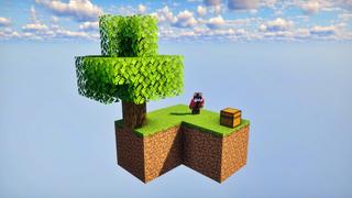 Thumbnail of the Minecraft Bedrock Marketplace product La Aventura Skyblock de Tryzz created by Fall Studios.