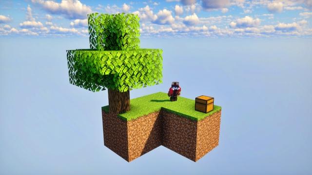 Thumbnail of the Minecraft Bedrock Marketplace product Tryzz's Skyblock Adventure created by Fall Studios.