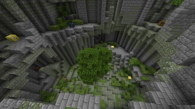 Screenshot of the Minecraft Bedrock Marketplace product Ultimate Lucky Blocks created by Fall Studios.