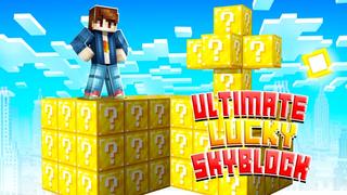 Thumbnail of the Minecraft Bedrock Marketplace product Ultimate Lucky Skyblock created by Fall Studios.