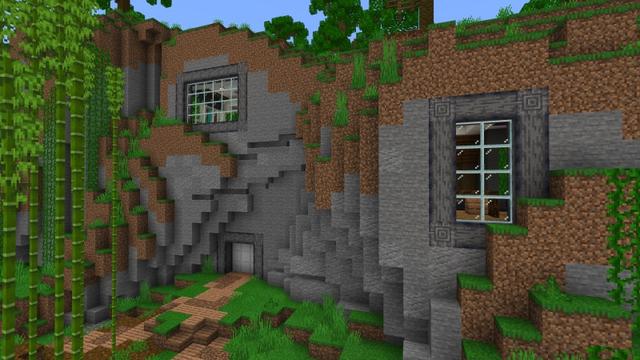 Screenshot of the Minecraft Bedrock Marketplace product Ultimate Mountain Base created by Fall Studios.