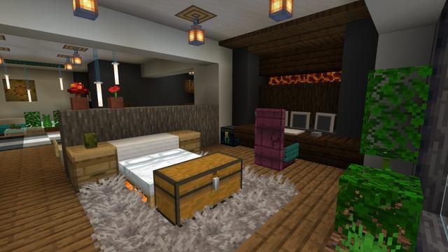 Screenshot of the Minecraft Bedrock Marketplace product Ultimate Mountain Base created by Fall Studios.