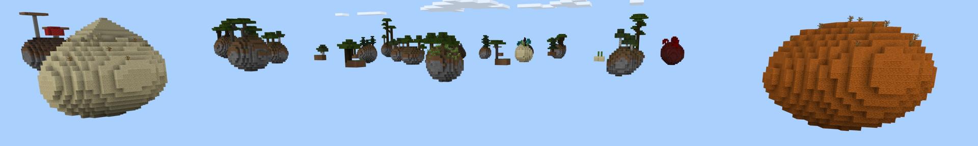 Panorama of the Minecraft Bedrock Marketplace product Ultimate One Block created by Fall Studios.