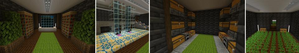 Panorama of the Minecraft Bedrock Marketplace product Underwater Base created by Fall Studios.