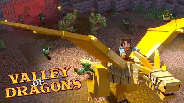 Thumbnail of the Minecraft Bedrock Marketplace product Valle de los Dragones created by Fall Studios.