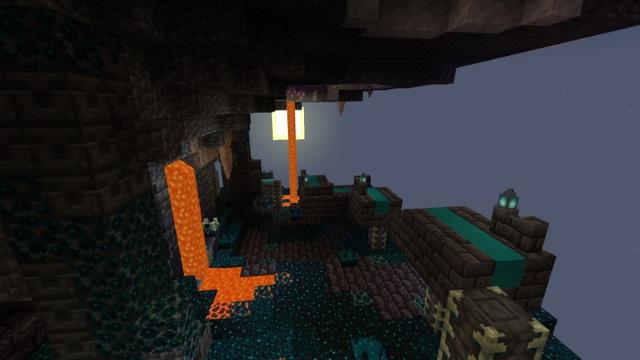 Screenshot of the Minecraft Bedrock Marketplace product Warden Parkour created by Fall Studios.