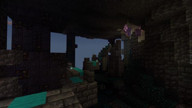 Screenshot of the Minecraft Bedrock Marketplace product Warden Parkour created by Fall Studios.