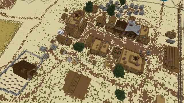 Screenshot of the Minecraft Bedrock Marketplace product Wild West created by Fall Studios.