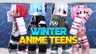 Thumbnail of the Minecraft Bedrock Marketplace product Winter Anime Teens created by Fall Studios.