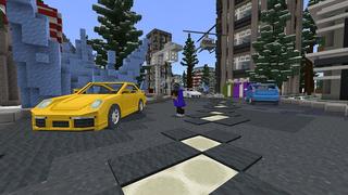 Screenshot of the Minecraft Bedrock Marketplace product Winter City created by Fall Studios.