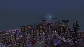 Screenshot of the Minecraft Bedrock Marketplace product Winter City created by Fall Studios.