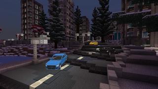 Screenshot of the Minecraft Bedrock Marketplace product Winter City created by Fall Studios.