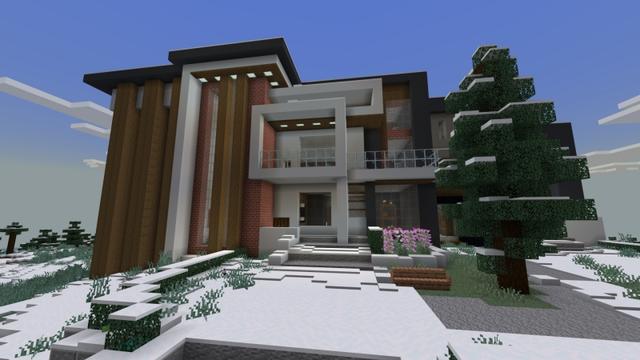 Screenshot of the Minecraft Bedrock Marketplace product Winter Hacker Base created by Fall Studios.