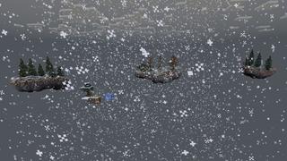 Screenshot of the Minecraft Bedrock Marketplace product Winter One Block created by Fall Studios.