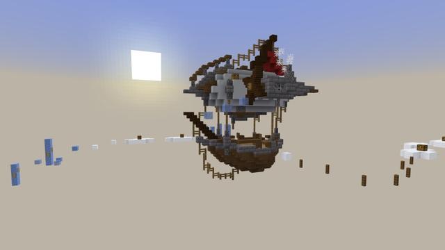 Screenshot of the Minecraft Bedrock Marketplace product Winter Parkour created by Fall Studios.