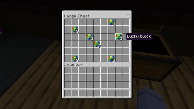 Screenshot of the Minecraft Bedrock Marketplace product Winter Rainbow Blocks created by Fall Studios.