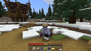 Screenshot of the Minecraft Bedrock Marketplace product Winter Random Drops created by Fall Studios.