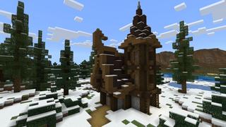 Screenshot of the Minecraft Bedrock Marketplace product Winter Random Drops created by Fall Studios.