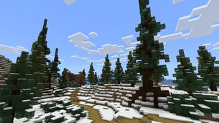Screenshot of the Minecraft Bedrock Marketplace product Winter Random Drops created by Fall Studios.