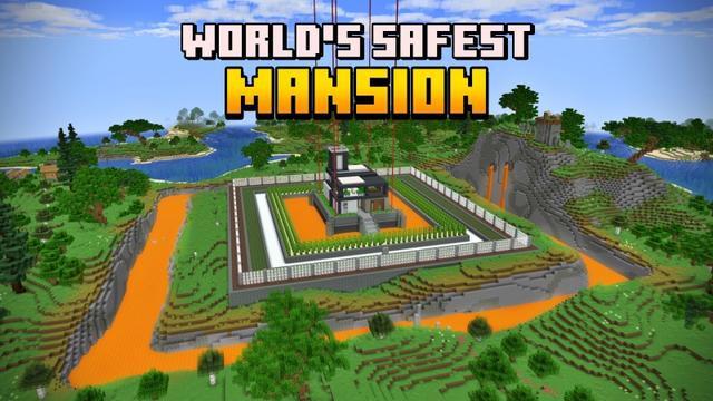 Thumbnail of the Minecraft Bedrock Marketplace product A Mansão Mais Segura do Mundo created by Fall Studios.