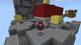 Screenshot of the Minecraft Bedrock Marketplace product XL Lucky Block Skyblock created by Fall Studios.