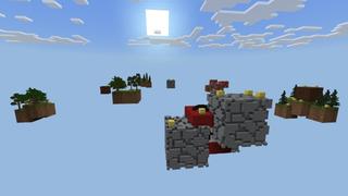 Screenshot of the Minecraft Bedrock Marketplace product XL Lucky Block Skyblock created by Fall Studios.