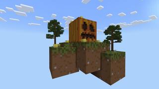 Screenshot of the Minecraft Bedrock Marketplace product XL Lucky Block Skyblock created by Fall Studios.
