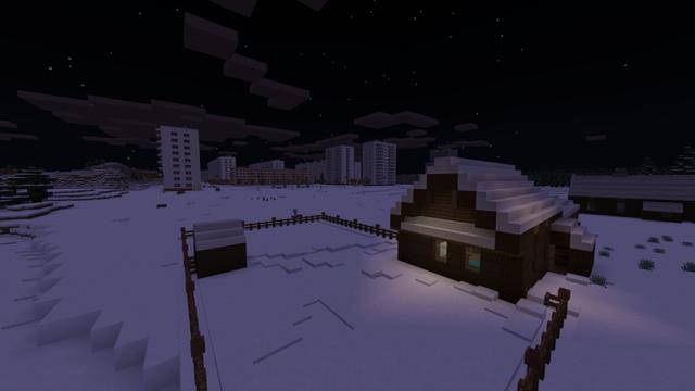 Screenshot of the Minecraft Bedrock Marketplace product Zombie Apocalypse created by Fall Studios.
