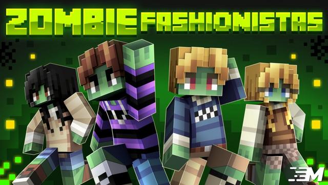 Thumbnail of the Minecraft Bedrock Marketplace product Zombie Fashionistas created by Fall Studios.