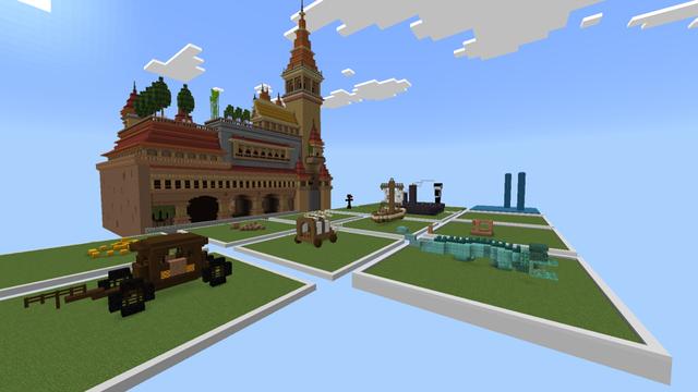 Screenshot of the Minecraft Bedrock Marketplace product Build Battle created by FineArts.