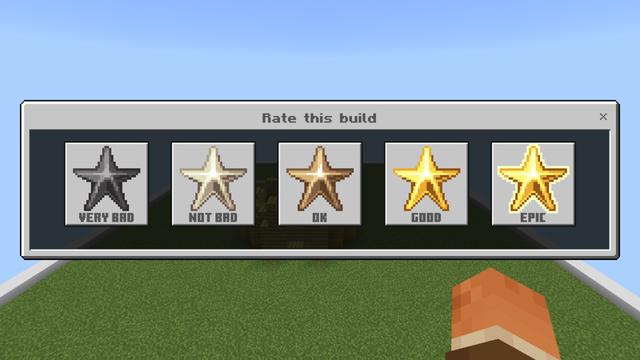 Screenshot of the Minecraft Bedrock Marketplace product Build Battle created by FineArts.