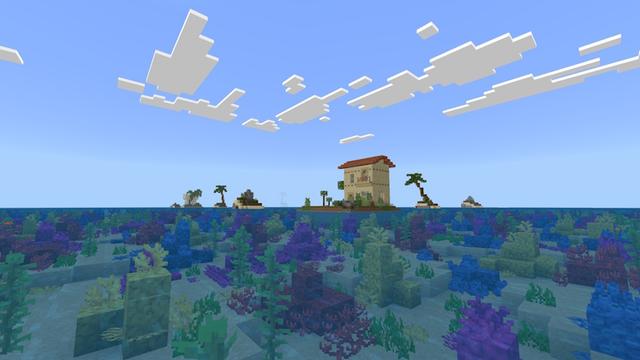 Screenshot of the Minecraft Bedrock Marketplace product Island Dimension created by FineArts.