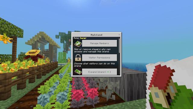 Screenshot of the Minecraft Bedrock Marketplace product Island Dimension created by FineArts.