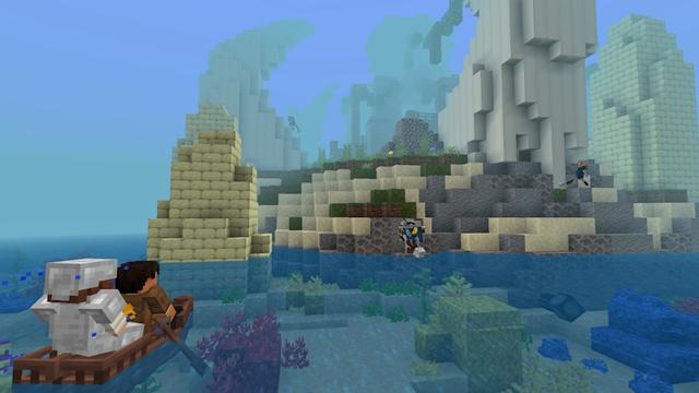 Screenshot of the Minecraft Bedrock Marketplace product Island Dimension created by FineArts.