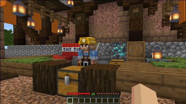 Screenshot of the Minecraft Bedrock Marketplace product Mountain's heart created by FineArts.