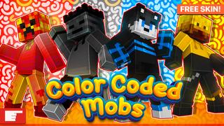 Thumbnail of the Minecraft Bedrock Marketplace product Color Coded Mobs created by FingerMaps.